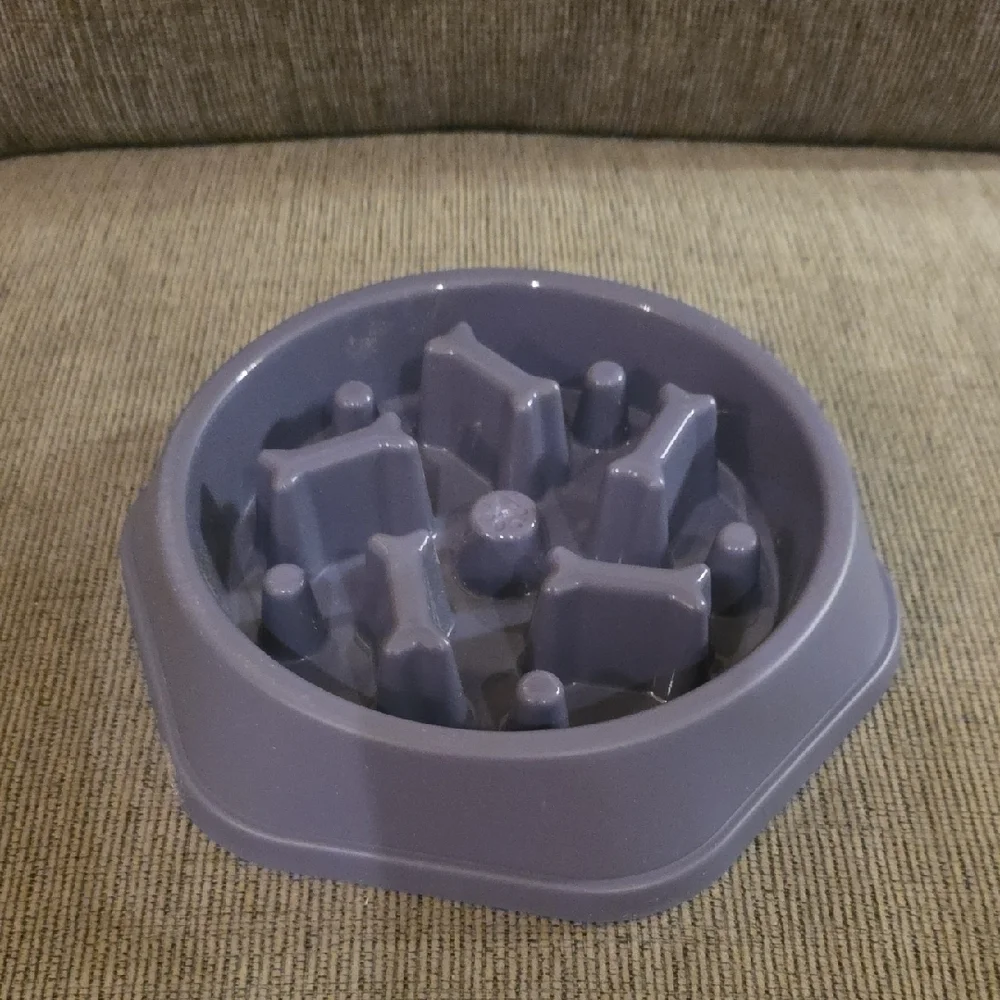 Yuksito Binge Buster Slow Feeder Bowl For Dogs, New, 7 Inches Diameter